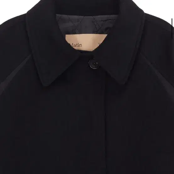 마뗑킴 울 코트 RAGLAN WOOL COAT IN BLACK