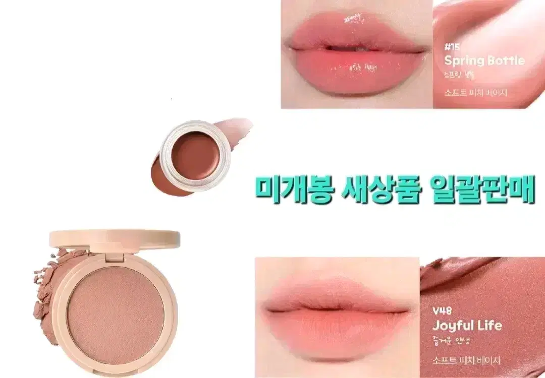 (Box X Sealed New Product) Warm Tone Cosmetics Bulk - Bbia, Eglips