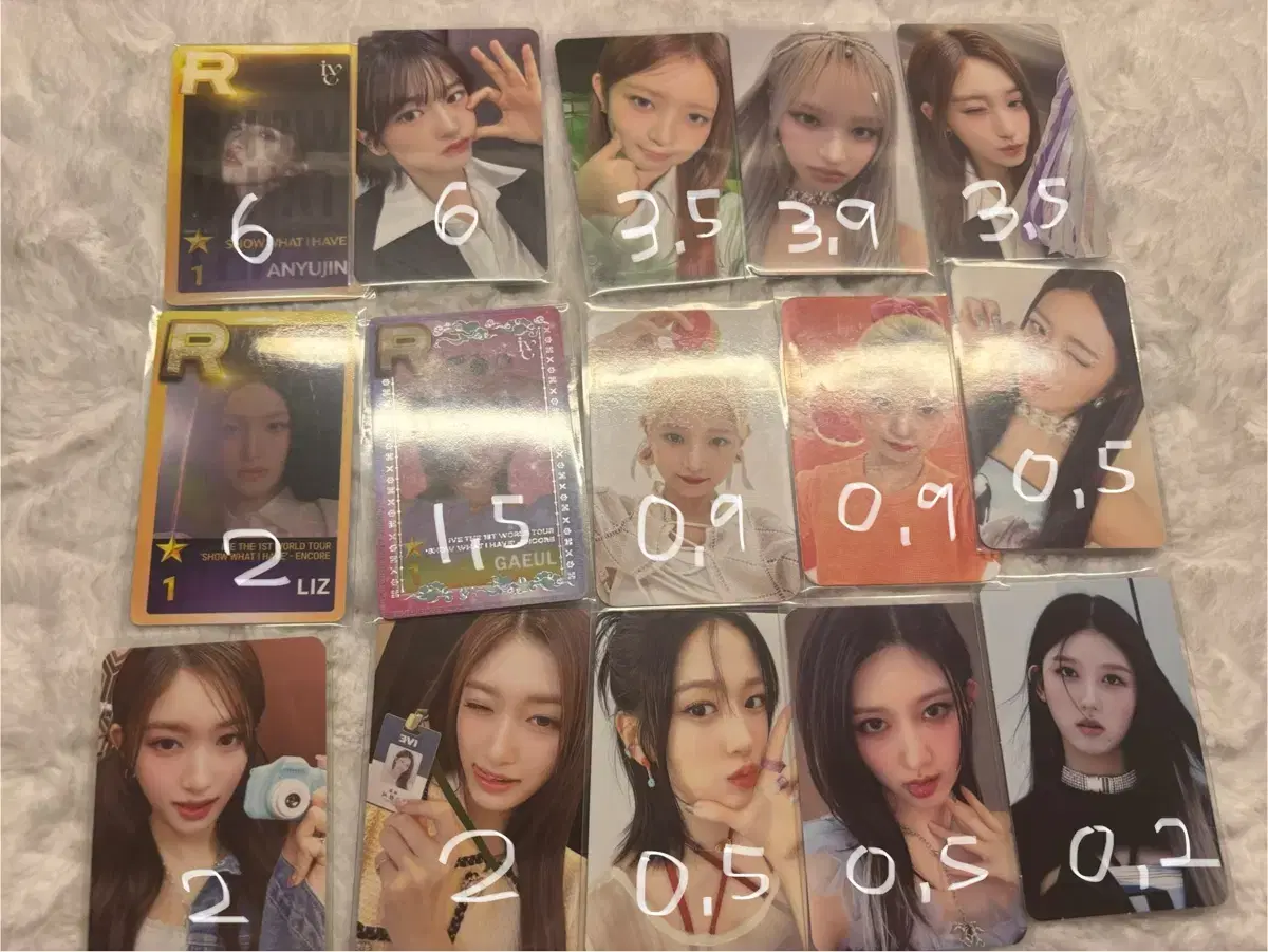 ive photocard wts yujin gaeul lay wonyoung lee seo lee