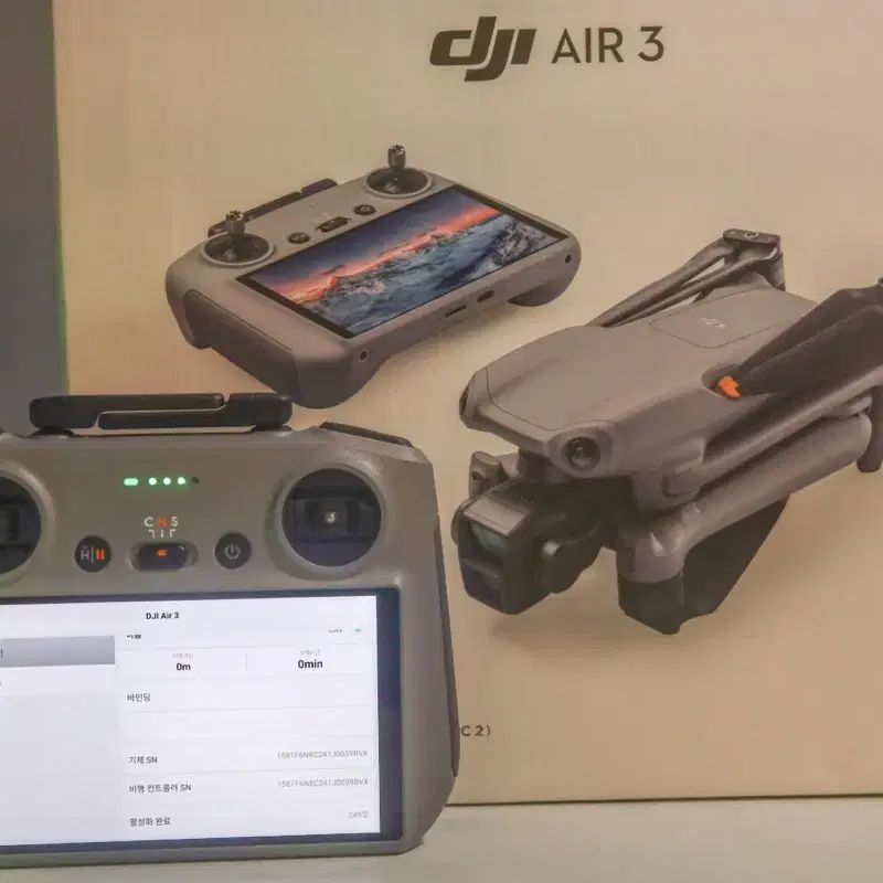 최종인하) DJI 드론 Air 3 플라이어 콤보, 8개월 상태sss