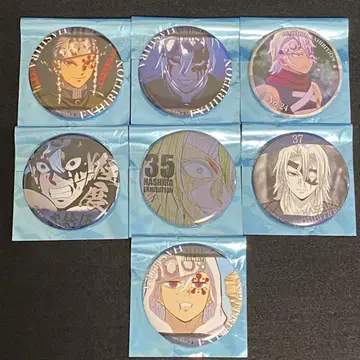 [귀멸의 칼날]기둥전 기둥백경 감성 캔배지 우즈이 텐겐 7점