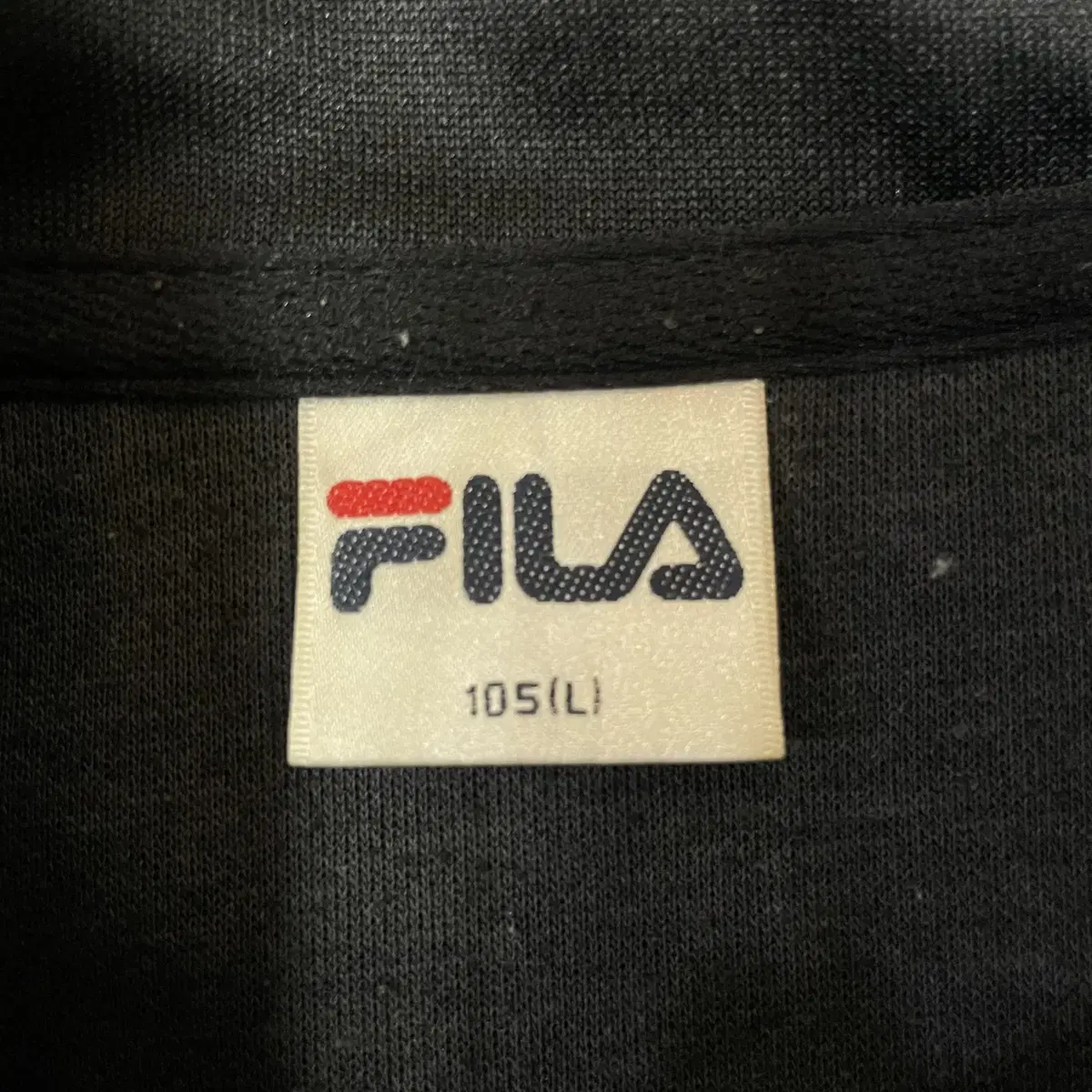 FILA 휠라 블랙 져지 트랙탑 105