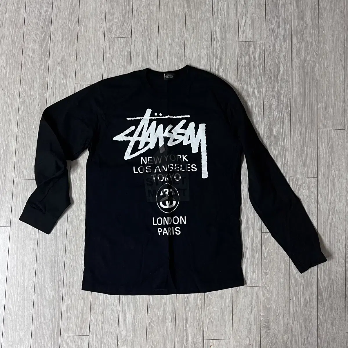 스투시 stussy 도버스트릿 마켓 긴팔티셔츠