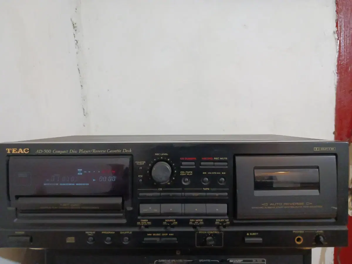 Teac CD player/reverse cassette deck