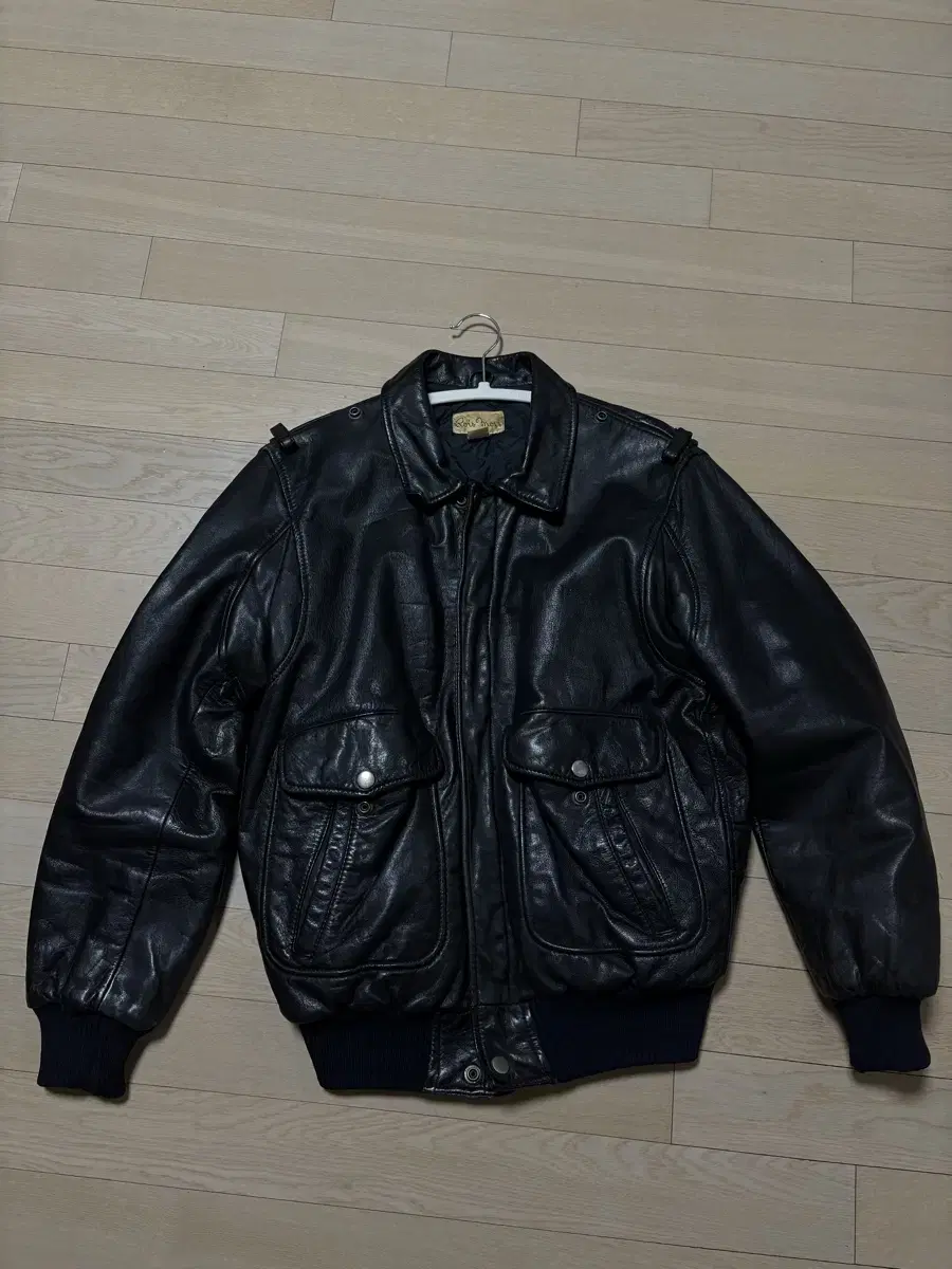 vintage leather jacket