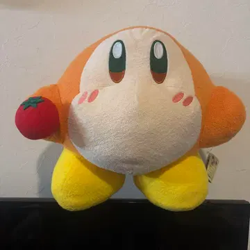 남코 한정판 별의 커비 갓 떴다! 뽀뽀뽀야채 BIG 봉제 인형 와돌디