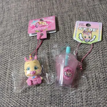 베이비 타피 타피오카 키링 베이비 타피짱 피규어 마마 스캇