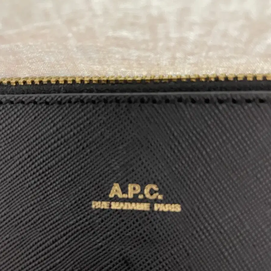 [정품]apc 아페쎄 블랙 사피아노 가죽 파우치 클러치 핸드백가방겸용