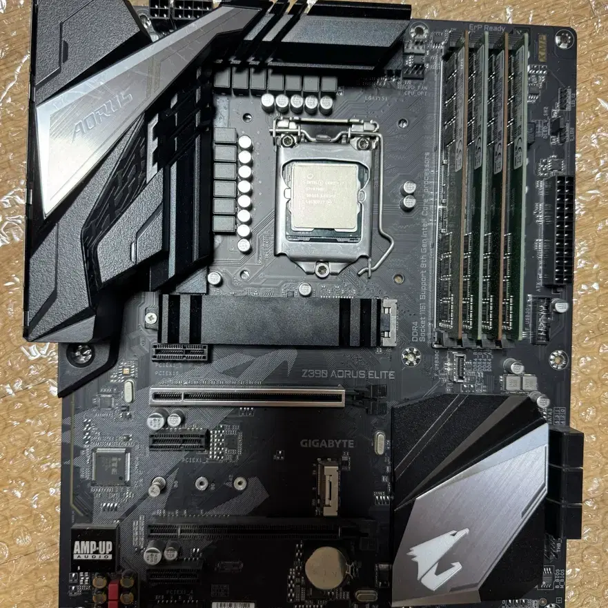 i7-9700k+Z390 AORUS ELITE