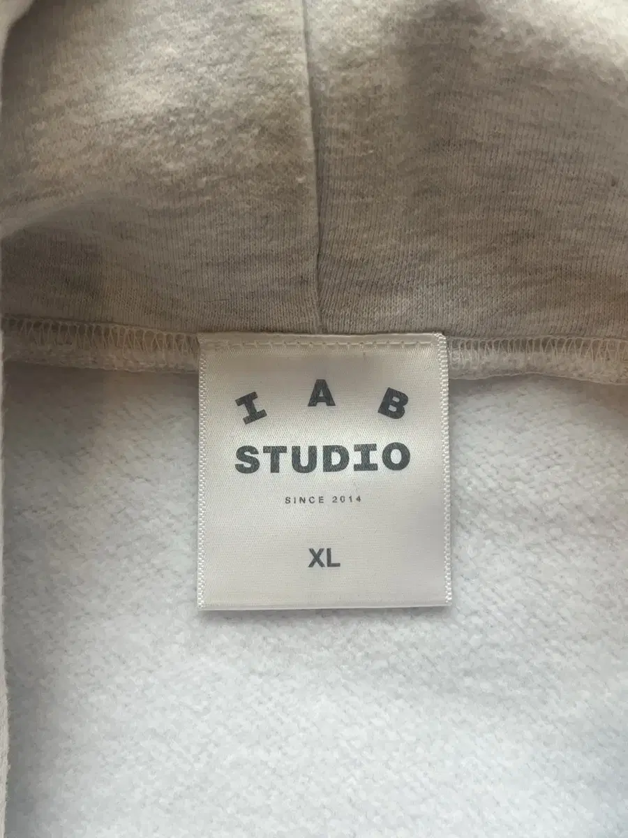 [XL]IAB Studio 아이앱 후디 라이트그레이 XL