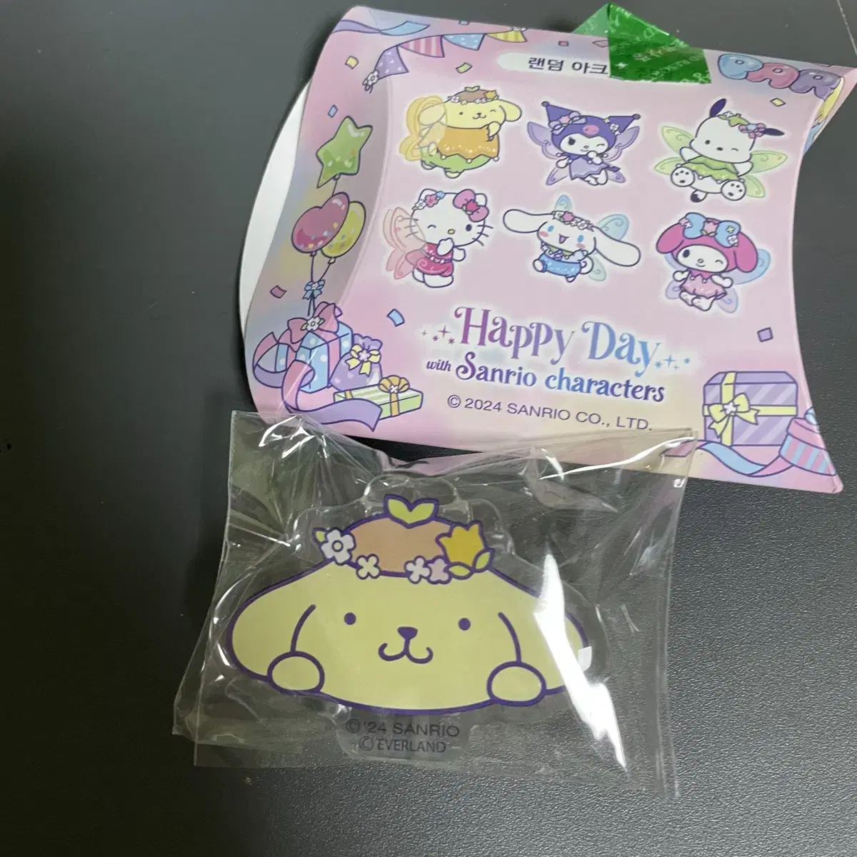 Everland Sanrio Pompompurin Random Claw