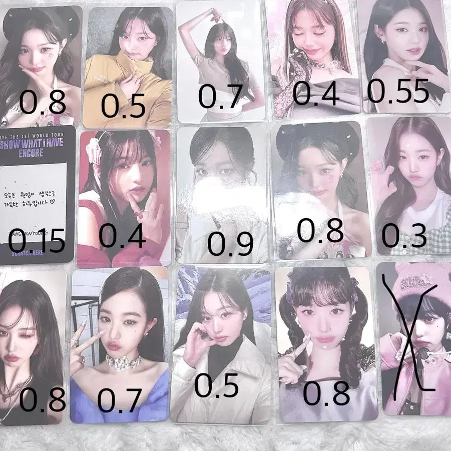 아이브 포카 판매 2025 시그, 원영,유진,리즈,가을,레이,이서 엠디