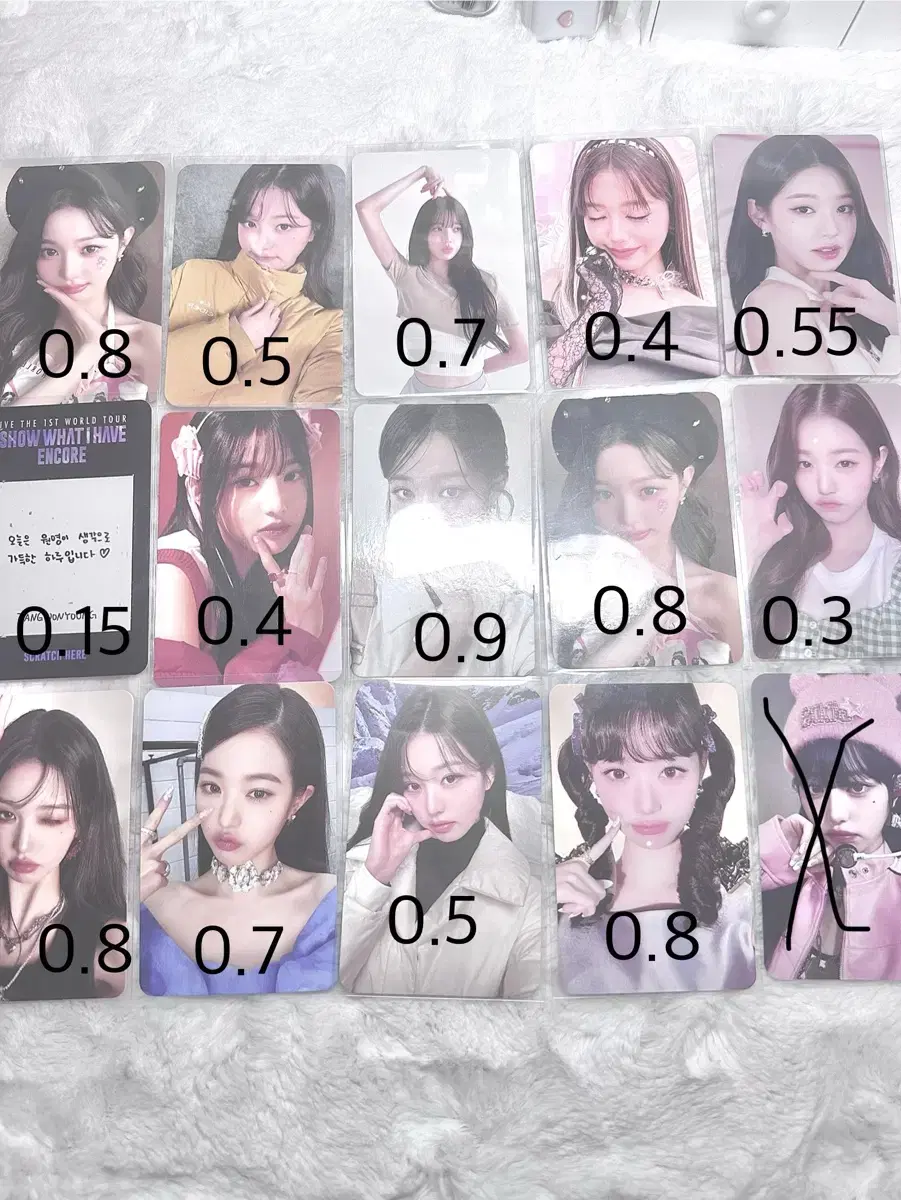 아이브 포카 판매 2025 시그, 원영,유진,리즈,가을,레이,이서 엠디