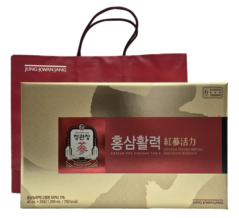 정관장 홍삼활력 6년근 홍삼 40ml x 30포