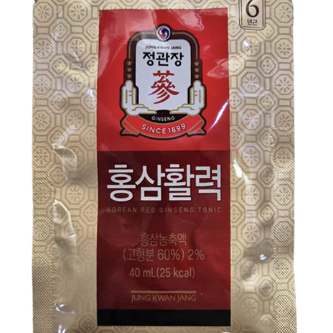 정관장 홍삼활력 6년근 홍삼 40ml x 30포