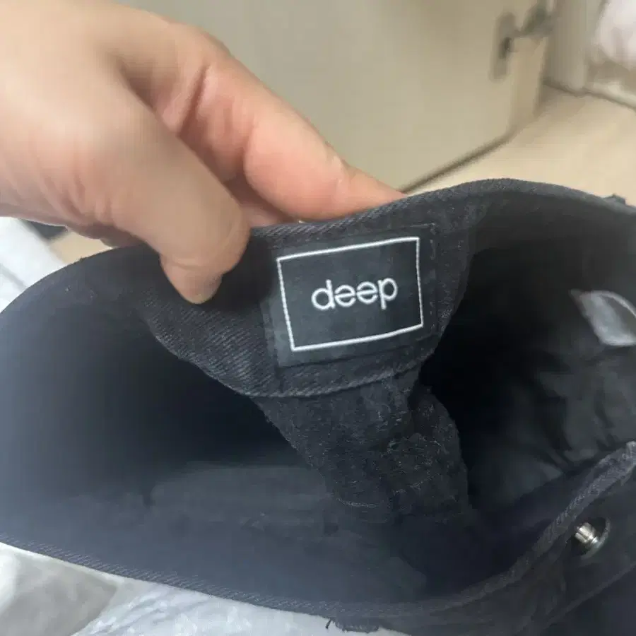 딥 deep 회색 일자바지