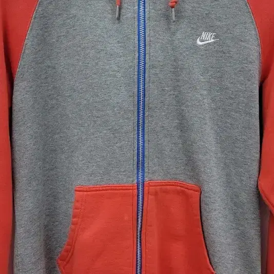 NIKE 나이키 레드 집업 공용 XL A367