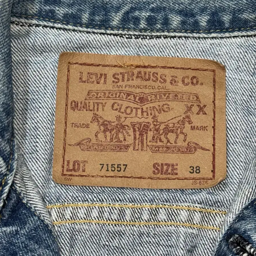 90s Levis 71557 Big-E 재팬 3세대 데님 트러커자켓