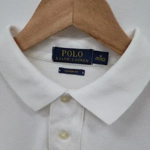 RALPH LAUREN 랄프로렌 화이트 카라티 공용 M A368