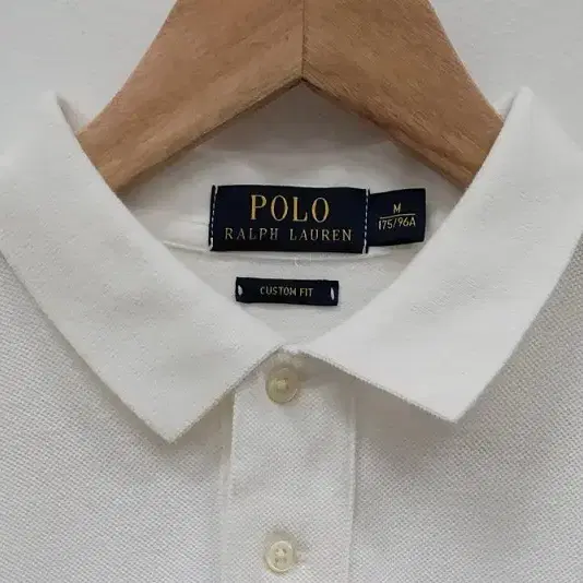 RALPH LAUREN 랄프로렌 화이트 카라티 공용 M A368