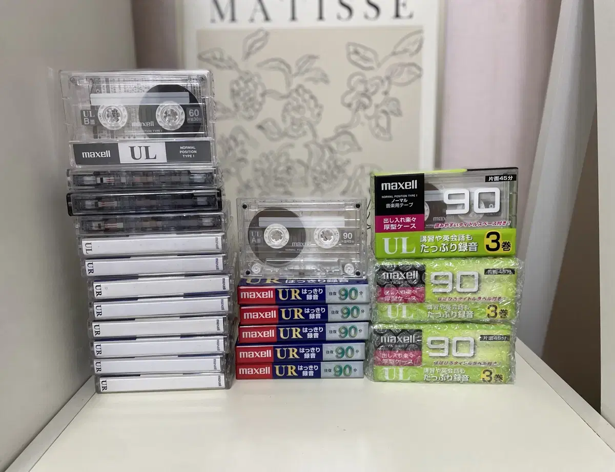 (일본)maxell 공테이프 set