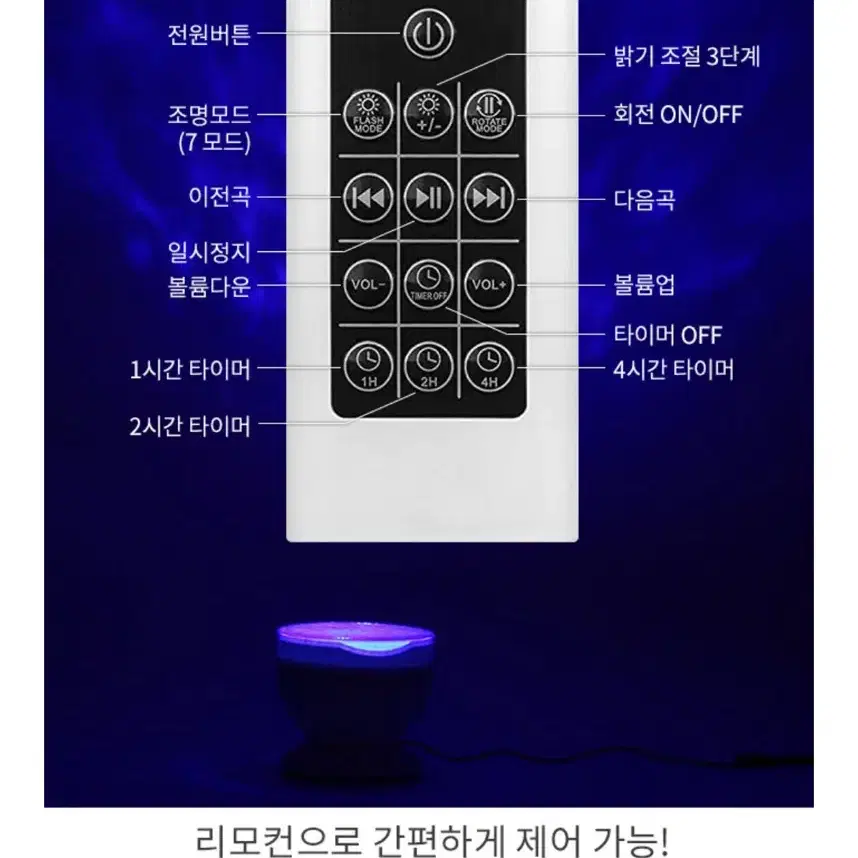 (새제품) 물멍 바다 조명 무드등