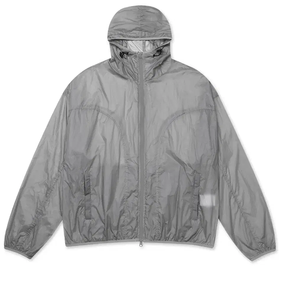 ESSENTIAL GEOMETRY WINDBREAKER [GREY]