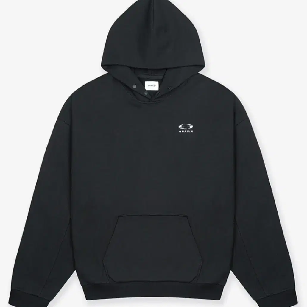 ESSENTIAL OVERSIZED HOODIE [BLACK]