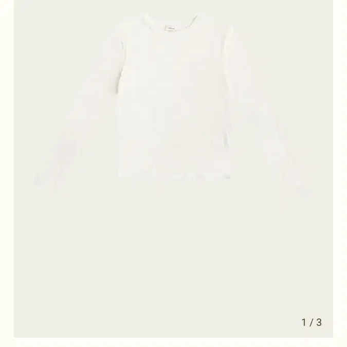 리본빛 crete basic tee -ivory