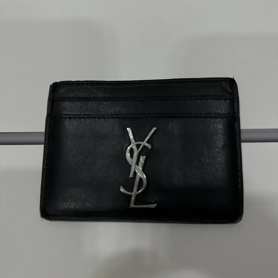 생로랑 모노그램 카드지갑 블랙 YSL