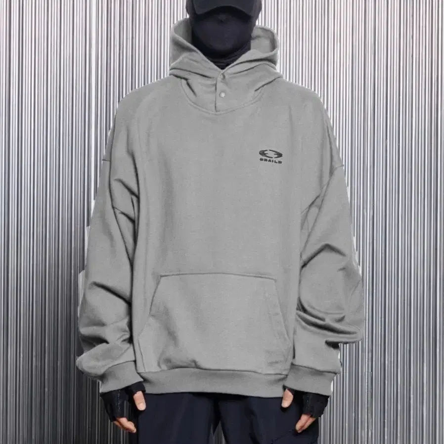 ESSENTIAL OVERSIZED HOODIE [GREY]