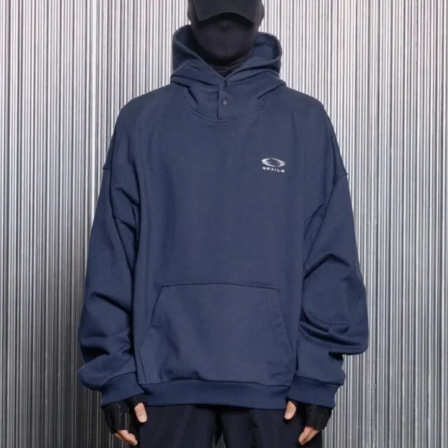 ESSENTIAL OVERSIZED HOODIE NAVY