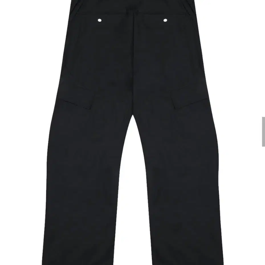 CURVED CARGO TROUSER [BLACK]