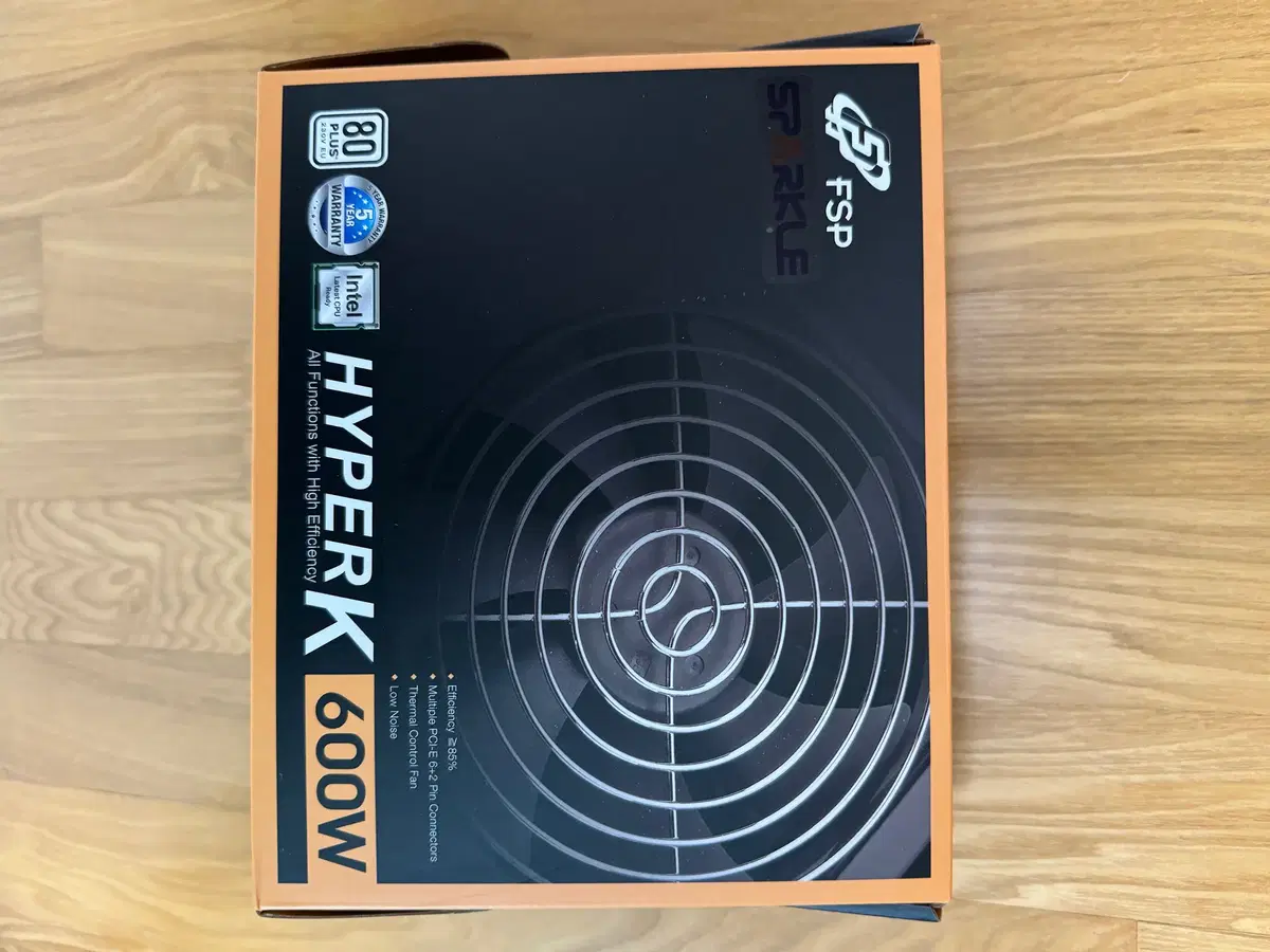 파워서플라이 FSP HYPER K 600W 80PLUS