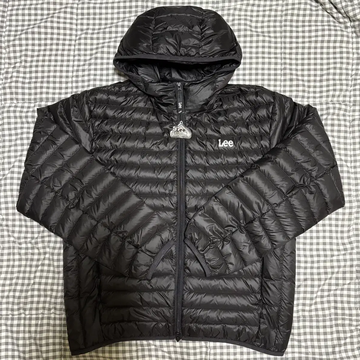 Lee Lightweight Hooded Down Padding Black M