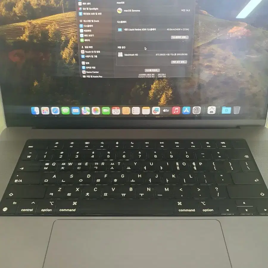 16형 MacBook M1 Pro 스페이스 그레이 16GB / 1TB