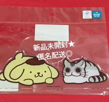 밤에는 고양이와 함께 큐르가&폼폼푸딩 아크릴 스탠드 TSUTAYA