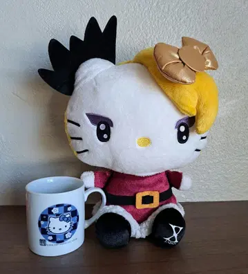 YOSHIKITTY 마 스캇봉제 인형 키티머그컵