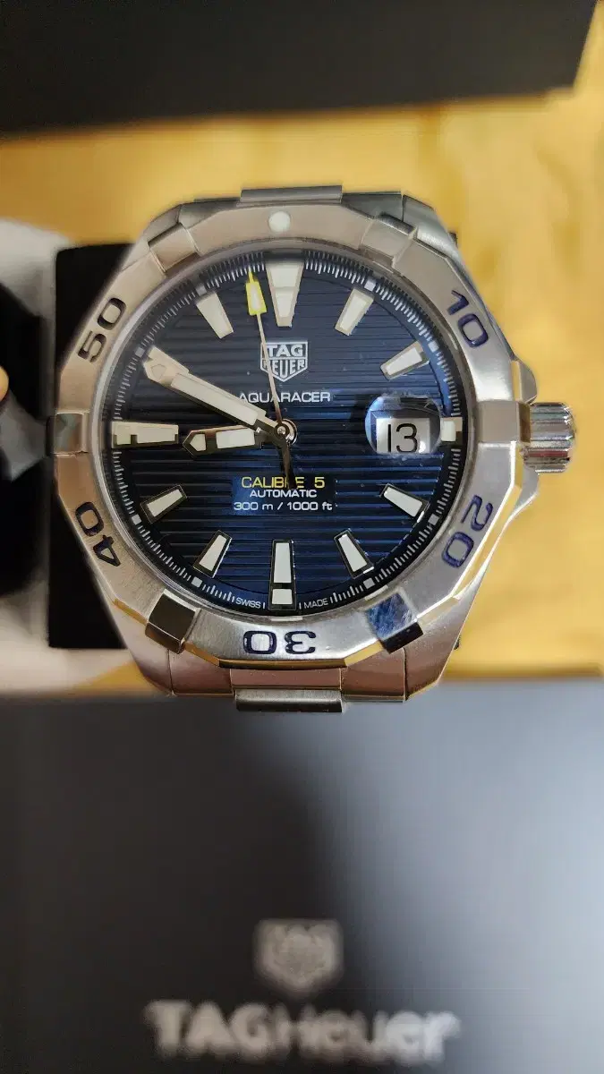 TAG Heuer Aquaracer Calibre 5 Automatic WBD2112 Steel Blue Dial [Genuine] Watch