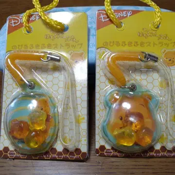 꿀 푸우 뽀로로 뽀글뽀글이 물티슈 스트랩 2종 세트