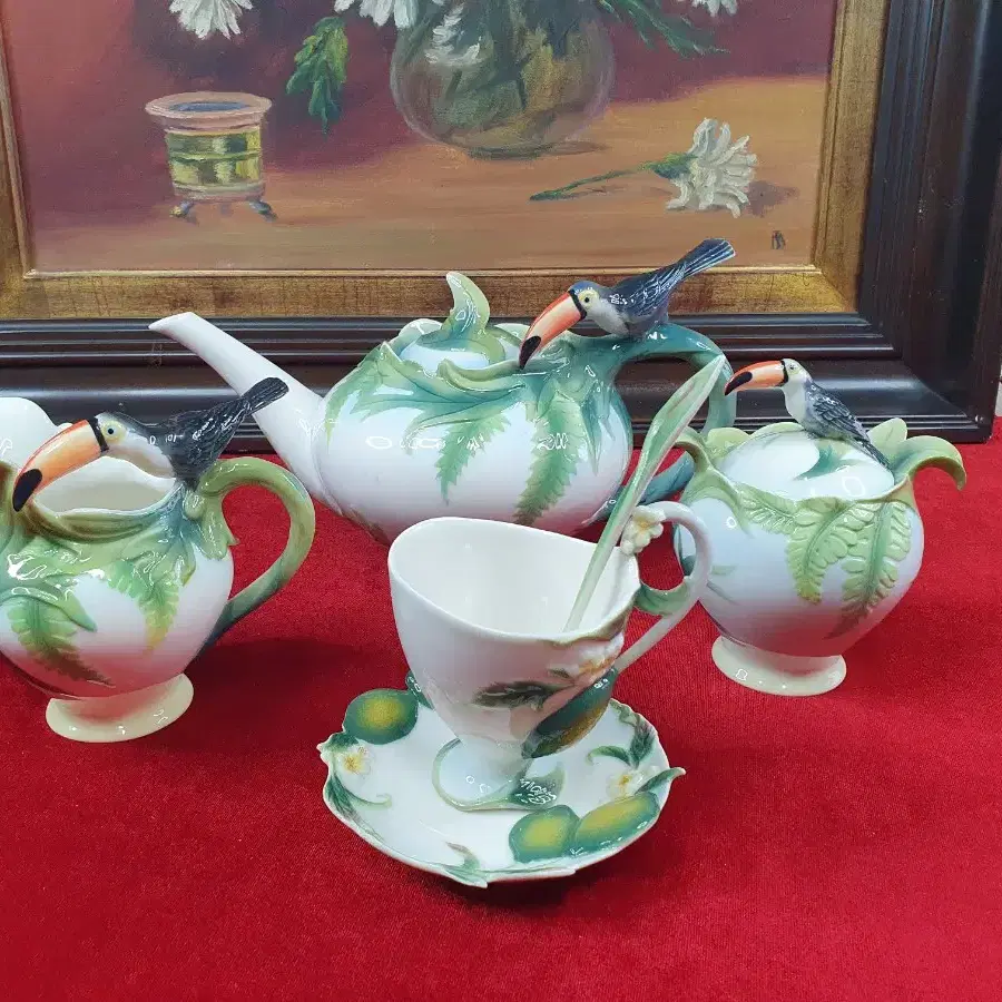 Franz  Toco Toucan Tea Pot Set