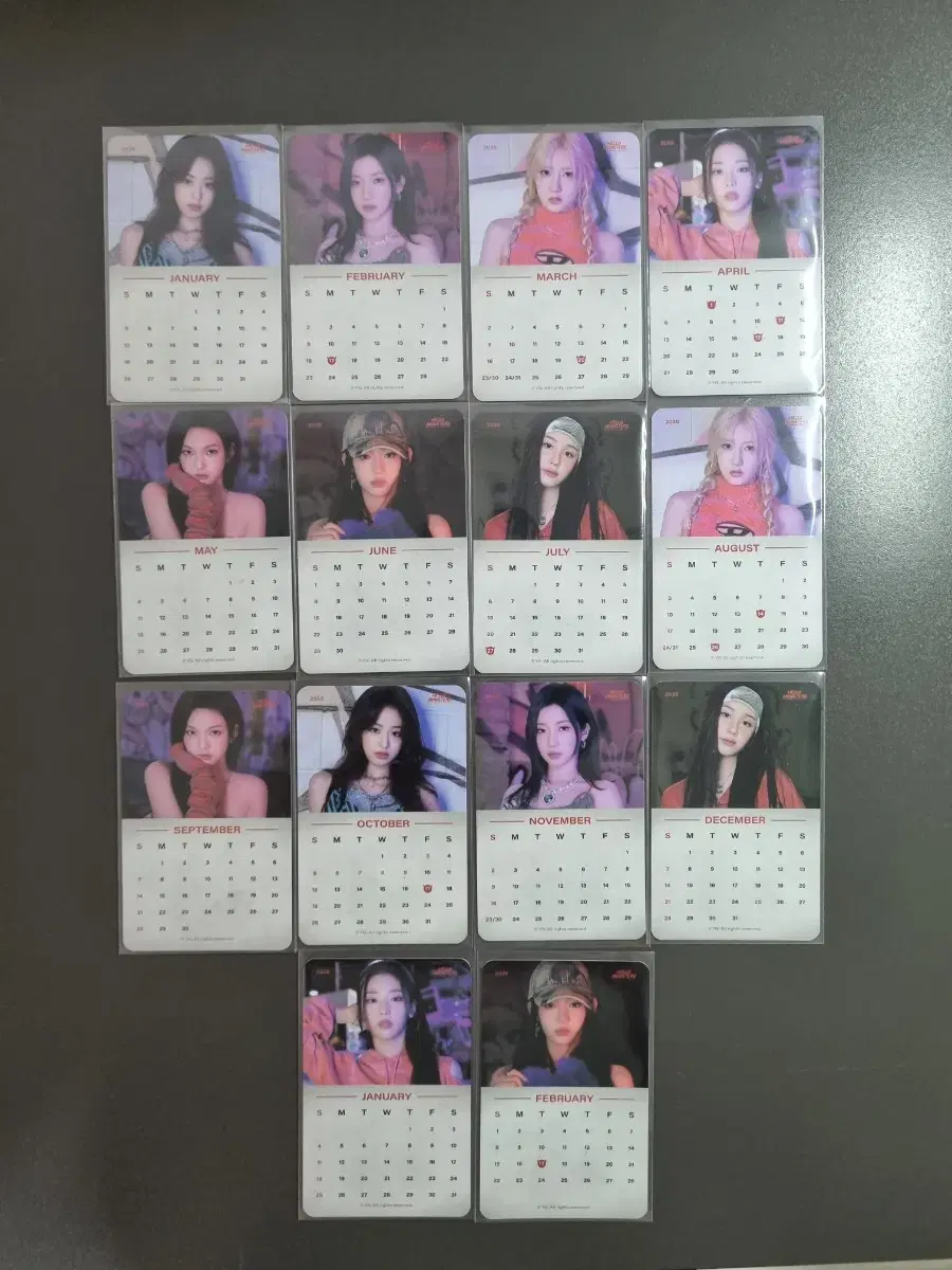 Baei Monster Calendar photocard bulk WTS (Concerts, Events, BeMon, Pre-Order Benefits, Ahyun)