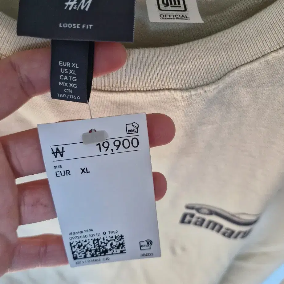 H&M 티셔츠, 셔츠