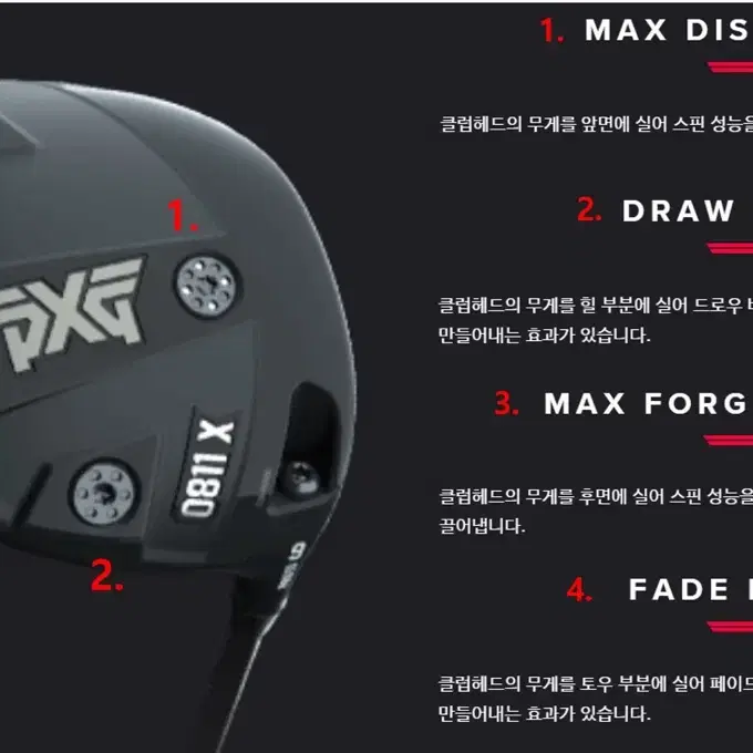 PXG 0811x+ Proto 드라이버 10.5도 with 투어AD UB