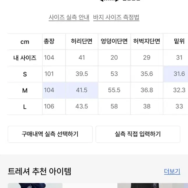 트레셔 카펜터 바지