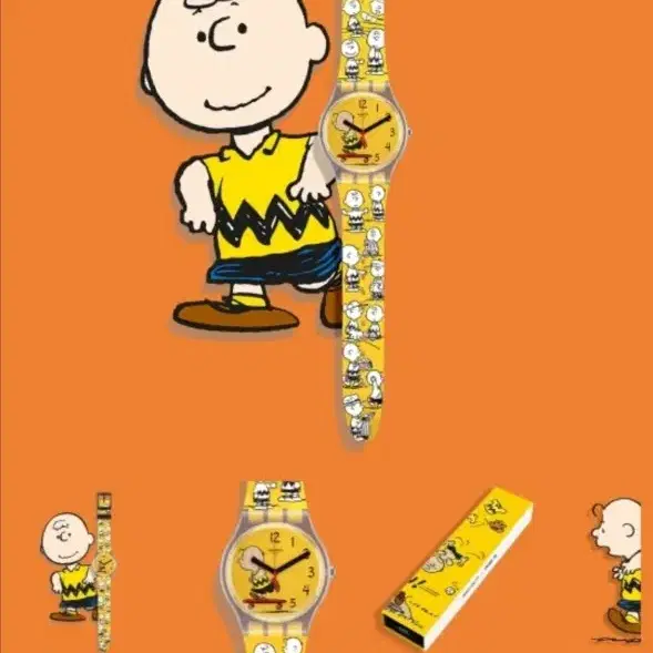 swatch x peanuts 스와치 스누피 리미티드 에디션 손목 시계