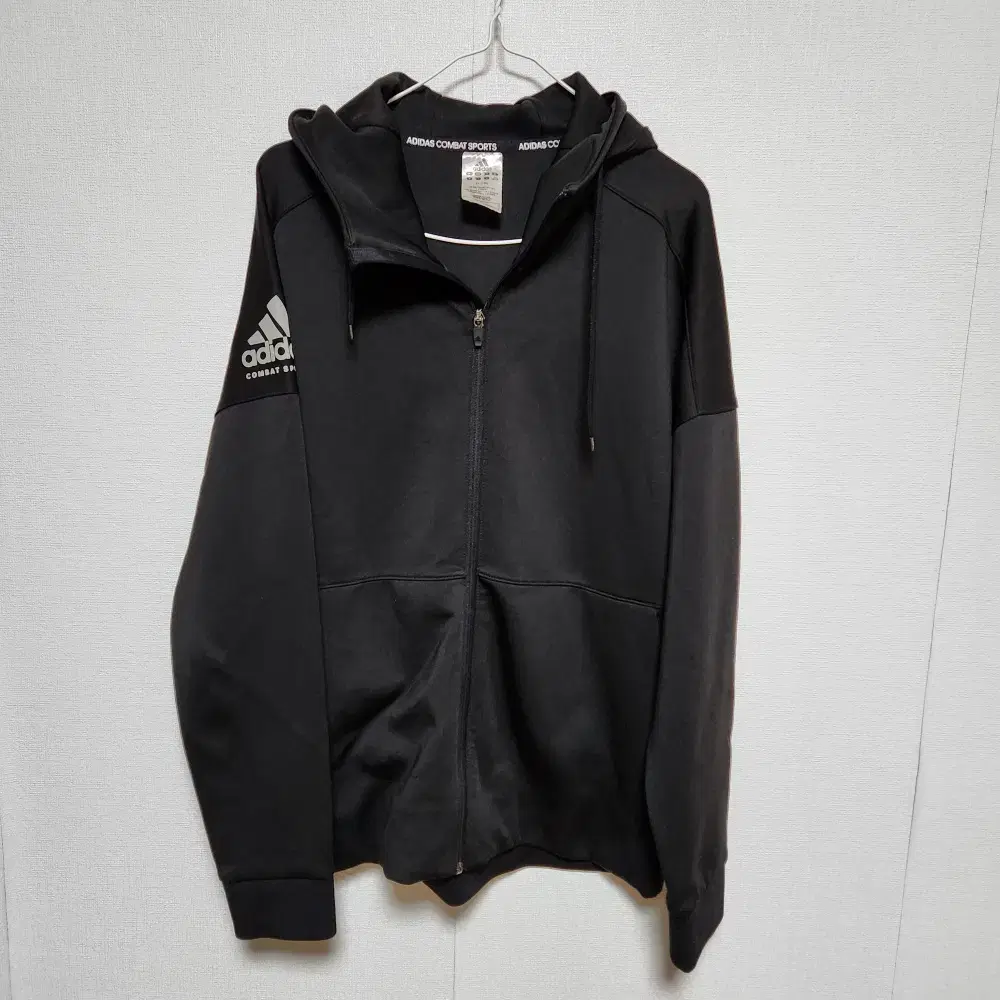 Adidas Men's Black Hooded Jacket 105XL@9922