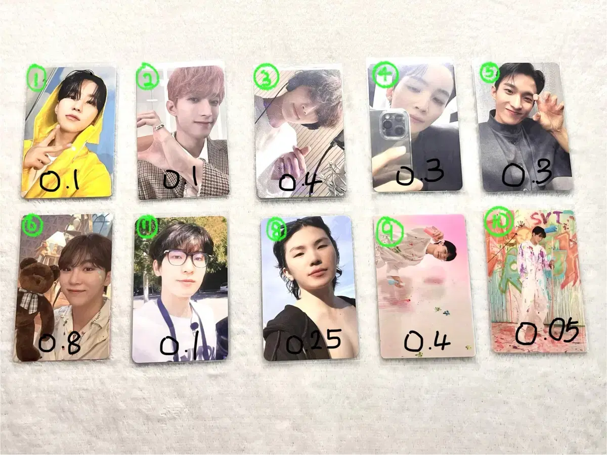 (Price drop!!!) (Event in progress!) seventeen photocard Sell