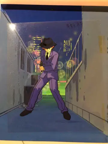 [레어] 즐거운 유치원 5월호 판권 셀 밍키모모 갱 애니메이션 셀화 배경