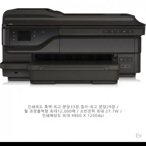 HP Officejet 7612 a3프린터